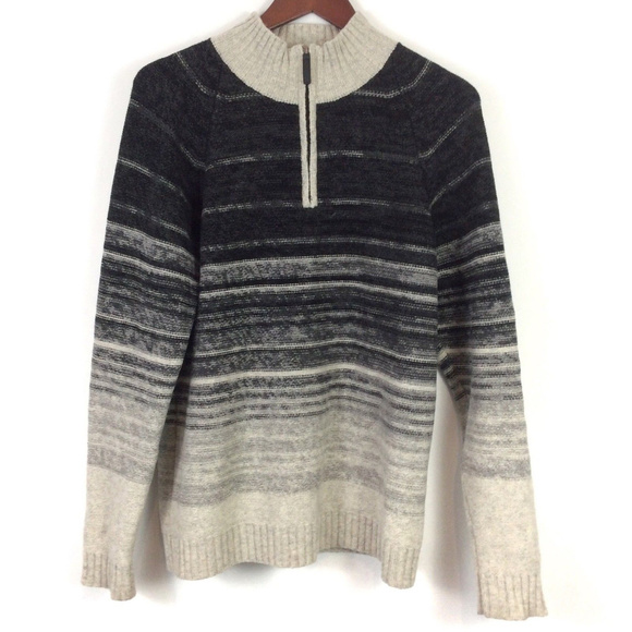 Eddie Bauer Other - Men's Eddie Bauer 100% Lambswool 1/2 Zip Sweater M